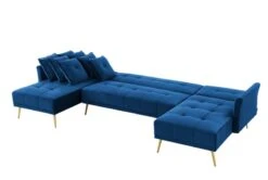 Canapé Panoramique Convertible AROMA -VIDAXL || Leitmotiv || Emma Soldes Magasin 0472affa47224e36964d4b1dfd0fa424