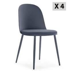 Lot De 4 Chaises Kana Blanches 27 Lot De 4 Chaises Kana Blanches -VIDAXL || Leitmotiv || Emma Soldes Magasin 060fe50f7180473eb429c7be95ebab7f