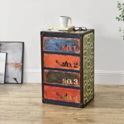 Commode Goslar Avec 4 Tiroirs 9 Commode Goslar Avec 4 Tiroirs -VIDAXL || Leitmotiv || Emma Soldes Magasin 097b0eba80494298b0f7cc30bc3b1b4e