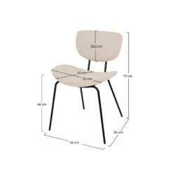 Chaise Verner (Lot De 2) 19 Chaise Verner (Lot De 2) -VIDAXL || Leitmotiv || Emma Soldes Magasin 0b2d18fcef5a4ce08392b95ff5f02391
