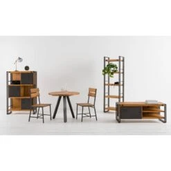 Meuble TV MANCHESTER 2 Rangements Droite -VIDAXL || Leitmotiv || Emma Soldes Magasin 1000008699 200806 12134000001 MOOD DETAILS P000000001000008699 mood