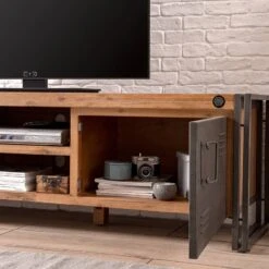 Meuble TV MANCHESTER 2 Rangements Milieu -VIDAXL || Leitmotiv || Emma Soldes Magasin 1000008809 200430 15154200003 DETAILS P000000001000008809