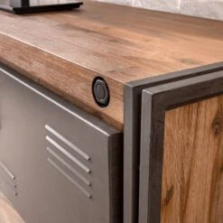 Meuble TV MANCHESTER 2 Rangements Milieu -VIDAXL || Leitmotiv || Emma Soldes Magasin 1000008809 200430 15154200004 DETAILS P000000001000008809