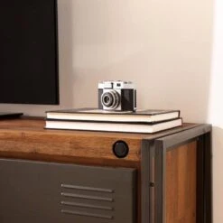 Meuble TV MANCHESTER 2 Rangements Milieu -VIDAXL || Leitmotiv || Emma Soldes Magasin 1000008809 220630 023 MOOD DETAILS P000000001000008809 mood