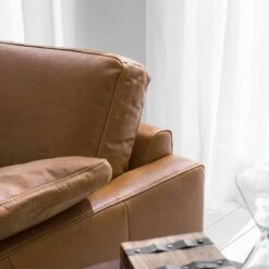 Canapé D'angle Horley I Cuir Véritable -VIDAXL || Leitmotiv || Emma Soldes Magasin 1000015357 201127 16483200058 DETAILS P000000001000015357