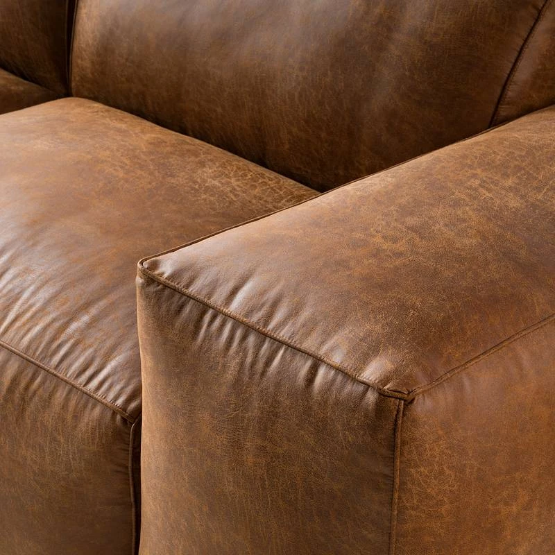 Grand Canapé Burrill Aspect Cuir Vieilli 12 Grand Canapé Burrill Aspect Cuir Vieilli – Image 10
