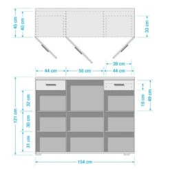 Buffet Haut Arco I -VIDAXL || Leitmotiv || Emma Soldes Magasin 1000064114 180720 11024501 GALLERYIMAGES P000000001000064114