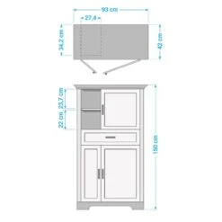 Buffet Haut Jasmund I 9 Buffet Haut Jasmund I -VIDAXL || Leitmotiv || Emma Soldes Magasin 1000136063 190405 14520600027 GALLERYIMAGES P000000001000136063