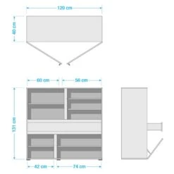 Buffet Ideeus -VIDAXL || Leitmotiv || Emma Soldes Magasin 1000150554 181213 15491700028 GALLERYIMAGES P000000001000150554