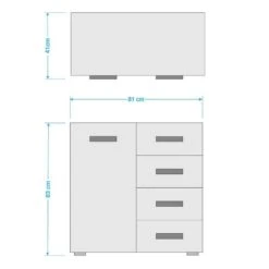 Commode Stockholm II -VIDAXL || Leitmotiv || Emma Soldes Magasin 1000175493 191205 16375500005 SKETCH DETAILS P000000001000175493 sketch