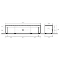 Meuble TV Easy 17 Meuble TV Easy -VIDAXL || Leitmotiv || Emma Soldes Magasin 1000178260 190807 07483700005 SKETCH DETAILS P000000001000178260 sketch