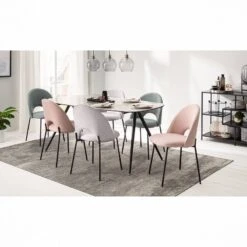 Chaise Capitonnée Ikley -VIDAXL || Leitmotiv || Emma Soldes Magasin 1000179449 200310 11375700001 MOOD DETAILS P000000001000179449 mood