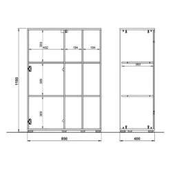 Ensemble De Bureau Lioni I (3 éléments) -VIDAXL || Leitmotiv || Emma Soldes Magasin 1000191082 191016 08103900099 SKETCH DETAILS P000000001000191082 sketch