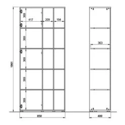 Ensemble De Bureau Lioni I (3 éléments) -VIDAXL || Leitmotiv || Emma Soldes Magasin 1000191082 191016 08103900100 SKETCH DETAILS P000000001000191082 sketch
