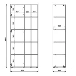 Ensemble De Bureau Lioni V (5 éléments) 35 Ensemble De Bureau Lioni V (5 éléments) -VIDAXL || Leitmotiv || Emma Soldes Magasin 1000191085 191016 08104400145 SKETCH DETAILS P000000001000191085 sketch