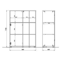 Ensemble De Bureau Lioni V (5 éléments) 37 Ensemble De Bureau Lioni V (5 éléments) -VIDAXL || Leitmotiv || Emma Soldes Magasin 1000191085 191016 08104400147 SKETCH DETAILS P000000001000191085 sketch