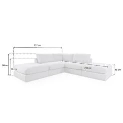 Canapé D’angle Dixwell 37 Canapé D’angle Dixwell -VIDAXL || Leitmotiv || Emma Soldes Magasin 1000202270 230526 500 SKETCH DETAILS P000000001000202270 sketch