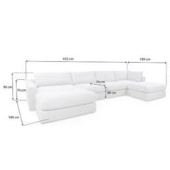 Canapé Panoramique Dixwell 38 Canapé Panoramique Dixwell -VIDAXL || Leitmotiv || Emma Soldes Magasin 1000202322 230526 500 SKETCH DETAILS P000000001000202322 sketch