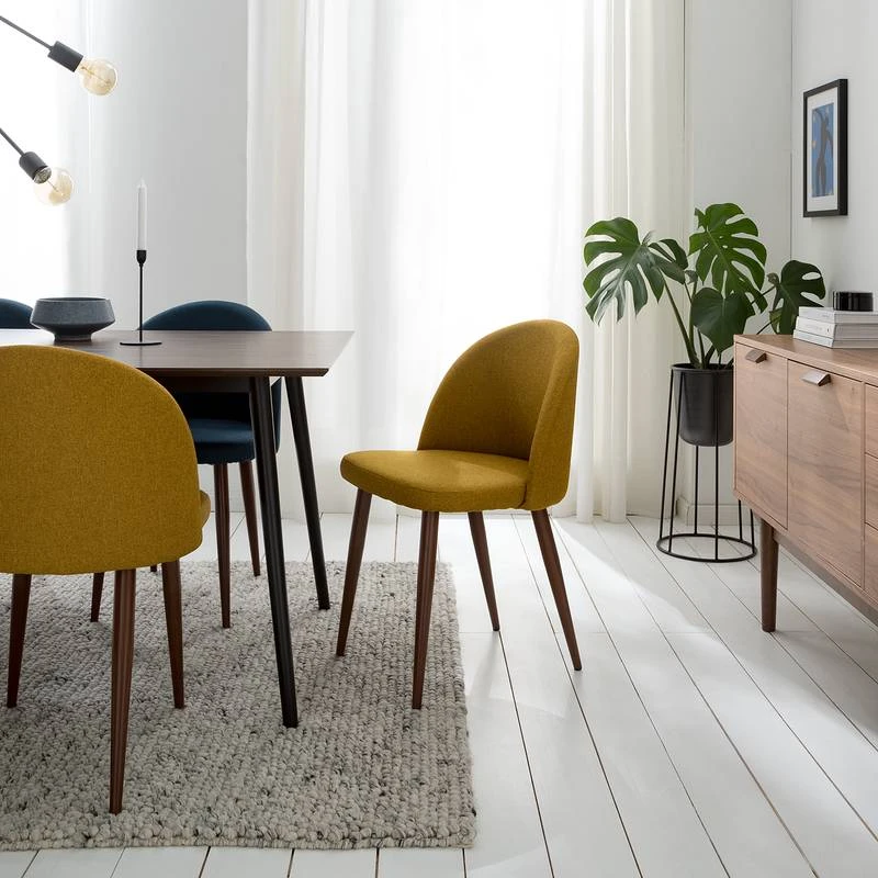 Chaises Capitonnées Jacklin III (2 él.) 4 Chaises Capitonnées Jacklin III (2 él.) – Image 2