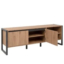 Meuble TV 2 Portes Et 2 Niches Denver 33 Meuble TV 2 Portes Et 2 Niches Denver -VIDAXL || Leitmotiv || Emma Soldes Magasin 1000214489 200608 14153800042 DETAILS P000000001000214489