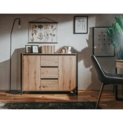 Buffet Industriel 2 Portes Denver -VIDAXL || Leitmotiv || Emma Soldes Magasin 1000214501 200608 14164700095 MOOD DETAILS P000000001000214501 mood