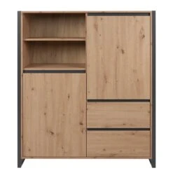Buffet Haut 2 Portes 2 Tiroirs Denver -VIDAXL || Leitmotiv || Emma Soldes Magasin 1000214506 200608 14182100167 DETAILS P000000001000214506