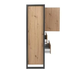 Buffet Haut 2 Portes 2 Tiroirs Denver -VIDAXL || Leitmotiv || Emma Soldes Magasin 1000214506 200608 14182700173 DETAILS P000000001000214506