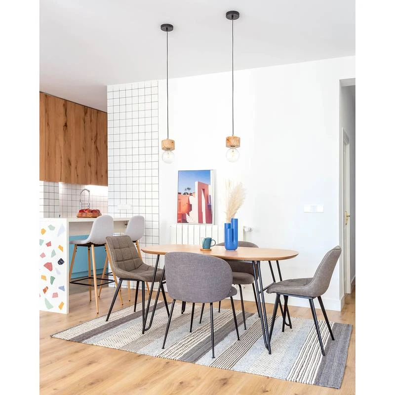 Chaises Capitonnées Kellia (lot De 2) 19 Chaises Capitonnées Kellia (lot De 2) – Image 17