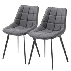 Chaises Capitonnées Kellia (lot De 2) 29 Chaises Capitonnées Kellia (lot De 2) -VIDAXL || Leitmotiv || Emma Soldes Magasin 1000216184 200623 13455700174 IMAGE P000000001000216184