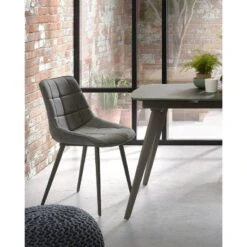 Chaises Capitonnées Kellia (lot De 2) 30 Chaises Capitonnées Kellia (lot De 2) -VIDAXL || Leitmotiv || Emma Soldes Magasin 1000216184 200623 13455800175 MOOD DETAILS P000000001000216184 mood