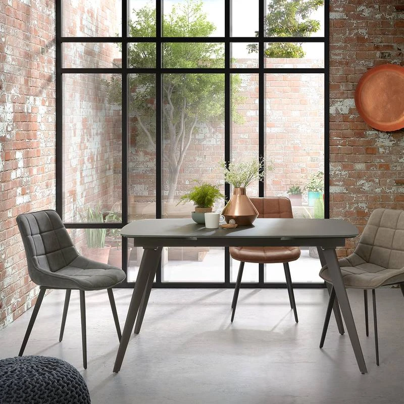 Chaises Capitonnées Kellia (lot De 2) 12 Chaises Capitonnées Kellia (lot De 2) – Image 10