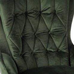 Fauteuil De Bureau Bracon Velours -VIDAXL || Leitmotiv || Emma Soldes Magasin 1000218357 220330 055 DETAILS P000000001000218357