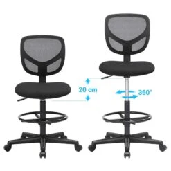 Chaise De Bureau Thaims -VIDAXL || Leitmotiv || Emma Soldes Magasin 1000235702 210118 06400000048 DETAILS P000000001000235702