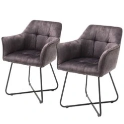 Chaises à Accoudoirs Padies (lot De 2) 12 Chaises à Accoudoirs Padies (lot De 2) -VIDAXL || Leitmotiv || Emma Soldes Magasin 1000241995 210202 13134800074 IMAGE P000000001000241995