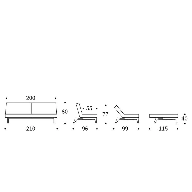 Canapé Convertible Splitback Eik 14 Canapé Convertible Splitback Eik – Image 12
