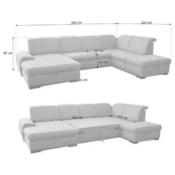 Canapé Panoramique Boussay -VIDAXL || Leitmotiv || Emma Soldes Magasin 1000253911 210419 15232701645 SKETCH DETAILS P000000001000253911 sketch