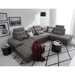 Canapé Panoramique Puntiro -VIDAXL || Leitmotiv || Emma Soldes Magasin 1000257983 210614 18413001509 DETAILS P000000001000257983