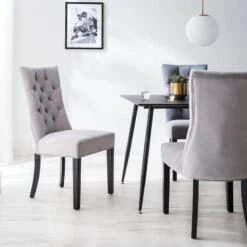 Chaises Capitonnées Waroona 2 (lot De 2) 36 Chaises Capitonnées Waroona 2 (lot De 2) -VIDAXL || Leitmotiv || Emma Soldes Magasin 1000260670 220622 020 MOOD DETAILS P000000001000260670 mood