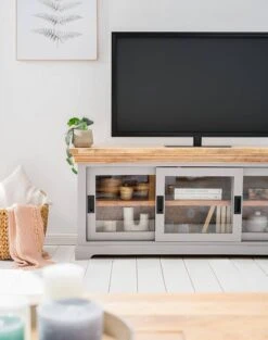 Meuble TV Antton -VIDAXL || Leitmotiv || Emma Soldes Magasin 1000265466 230803 022 MOOD DETAILS P000000001000265466 mood