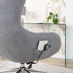 Chaise De Bureau Massant Barnard -VIDAXL || Leitmotiv || Emma Soldes Magasin 1000272624 220823 031 DETAILS P000000001000272624