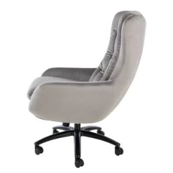 Fauteuil De Bureau Bracon Velours -VIDAXL || Leitmotiv || Emma Soldes Magasin 1000272625 220629 040 DETAILS P000000001000272625