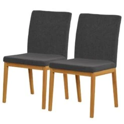 Chaises Capitonnées Athie (lot De 2) -VIDAXL || Leitmotiv || Emma Soldes Magasin 1000274318 210709 14175500154 IMAGE P000000001000274318