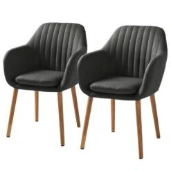 Chaises à Accoudoirs TILANDA -VIDAXL || Leitmotiv || Emma Soldes Magasin 1000281922 210820 14102400071 IMAGE P000000001000281922