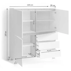 Buffet Haut Rautha -VIDAXL || Leitmotiv || Emma Soldes Magasin 1000283874 231018 500 SKETCH DETAILS P000000001000283874 sketch