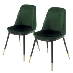 Chaises Siama (lot De 2) -VIDAXL || Leitmotiv || Emma Soldes Magasin 1000285321 220719 010 IMAGE P000000001000285321