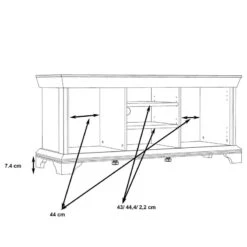 Meuble TV Kimbark II 17 Meuble TV Kimbark II -VIDAXL || Leitmotiv || Emma Soldes Magasin 1000295072 210924 143049000586 SKETCH DETAILS P000000001000295072 sketch