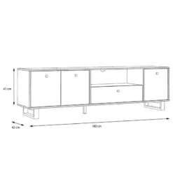Meuble TV Trylith -VIDAXL || Leitmotiv || Emma Soldes Magasin 1000295078 211125 144853000520 SKETCH DETAILS P000000001000295078 sketch