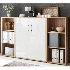 Ensemble De Bureau Avin I (5 éléments) 17 Ensemble De Bureau Avin I (5 éléments) -VIDAXL || Leitmotiv || Emma Soldes Magasin 1000297171 211008 13251300216 DETAILS P000000001000297171