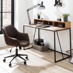 Ensemble De Bureau Woodson (2 éléments) -VIDAXL || Leitmotiv || Emma Soldes Magasin 1000297189 211006 061404000013 MOOD IMAGE P000000001000297189 mood