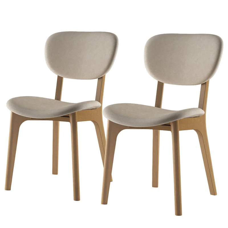 Chaises Capitonnées Nadir (lot De 2) 3 Chaises Capitonnées Nadir (lot De 2)